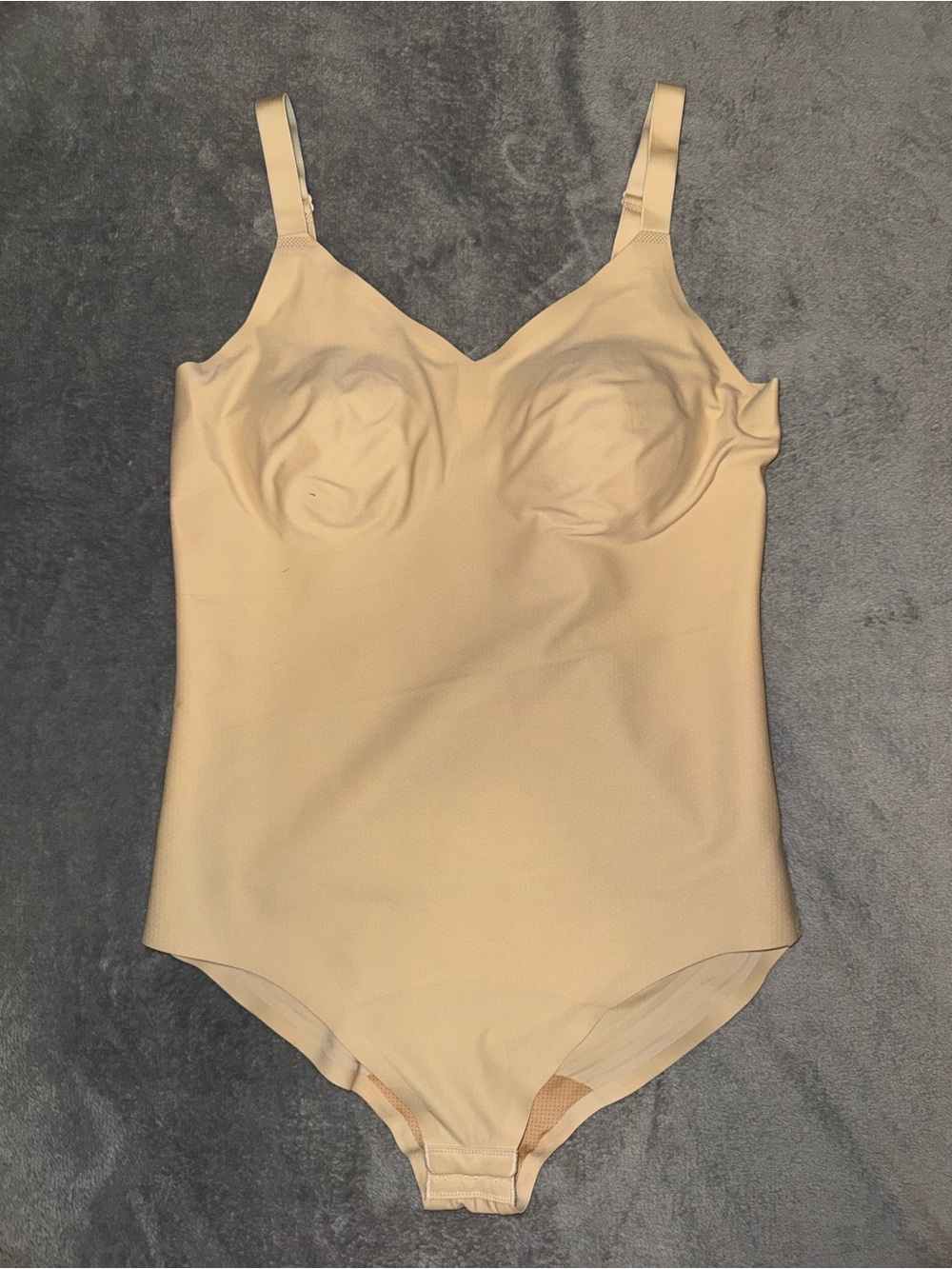 Knix LuxeLift Bodysuit Beige Nude Size Large Shapewear